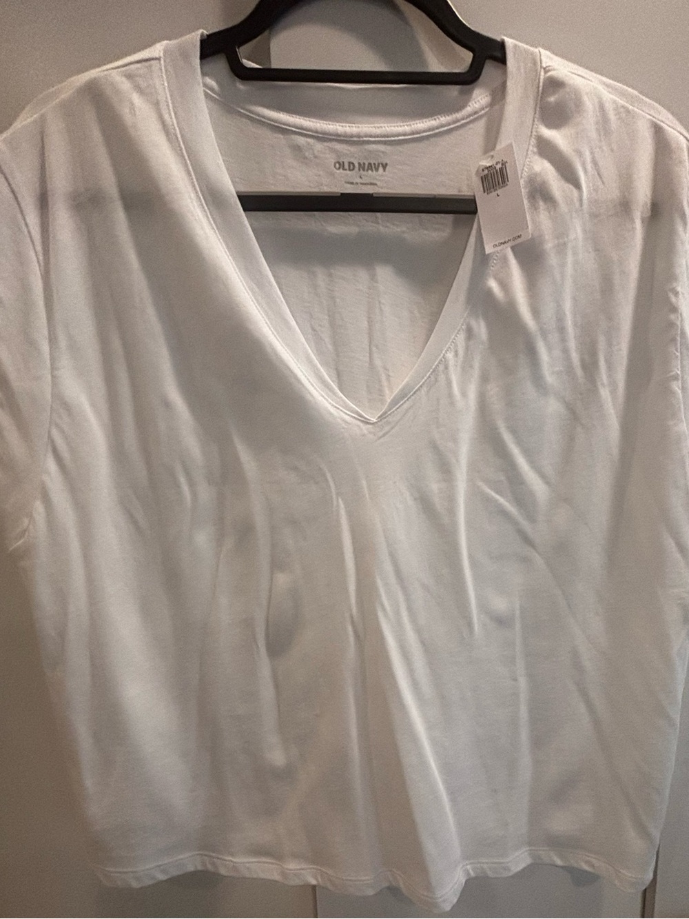 Old Navy Light Gray Logo Tee